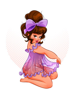 Genevieve-Ft:  Another Cutie In A Night Gown!