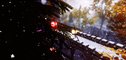 lyriumnug:  Christmas in Riften.  