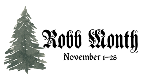 Hello! I’m here to announce something very exciting: a month of Robb!During the month of November, I