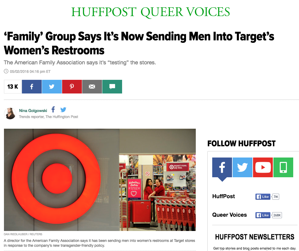 mediamattersforamerica:  Trans people aren’t. the. ones. being. creepy. in bathrooms.