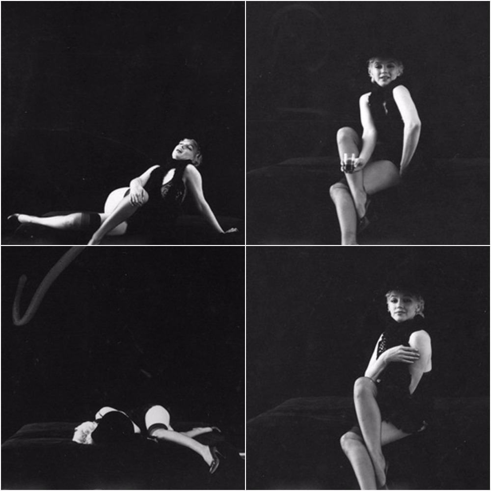 marilynmonroevideoarchives:  Marilyn Monroe “Black Sitting” 1956. Taken by Milton