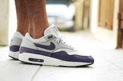 sweetsoles:  Patta x Nike Air Max 1 ‘Purple Denim’ (by msgt16)