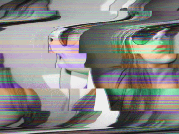 #glitch #selfshot Slave in the magic mirror, come from the farthest space, through