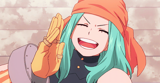 fymyheroacademia:“She forces those near her to laugh, dulling their thinking and