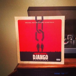 respinit:  OST - Django Unchained #vinyl #vinylporn #vinylrecords #vinylcommunity #vinylcollection #records #recordporn #recordcollection #nowplaying #instavinyl #tarantino #django #albumcovers 