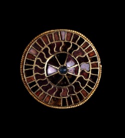 Gold Disc Brooch, Merovingian, Probably From Germany, Late 6Th. The Brooch Is Made