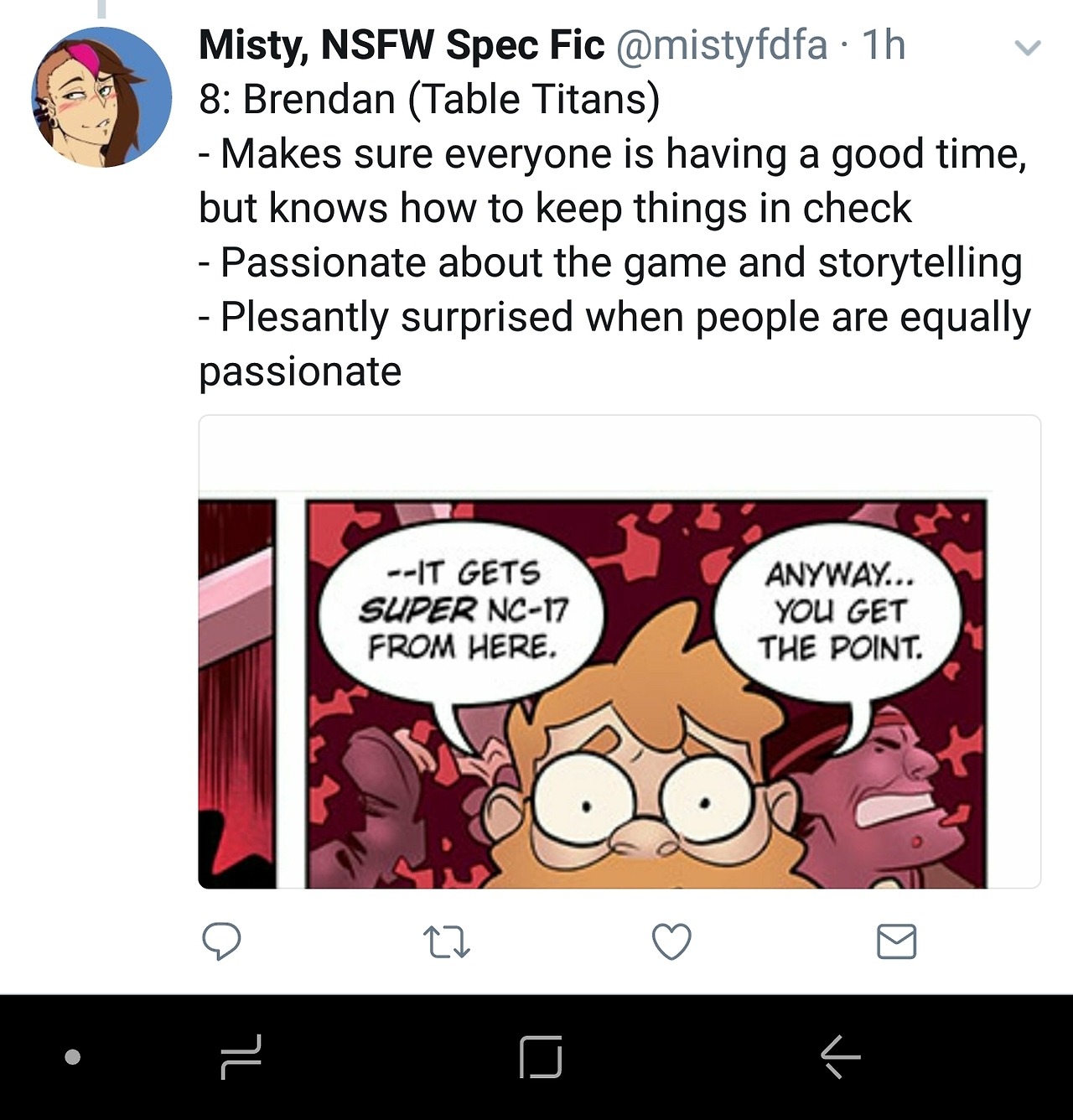 First eight responses