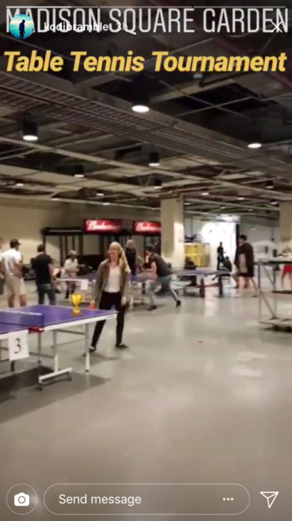 plaidshirtsandheadscarves:Guys, Harry set up and entire Table Tennis Tournament, with multiple table