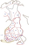 Finnish dialects
• 1. Southern-Western dialects • 1a Northern group
• 1b Eastern group
• 2. Southern-Western middle dialects • 2a Pori region dialects
• 2b Ala-Satakunta dialects
• 2c Turku highlands dialects
• 2d Somero region dialects
• 2e Western...