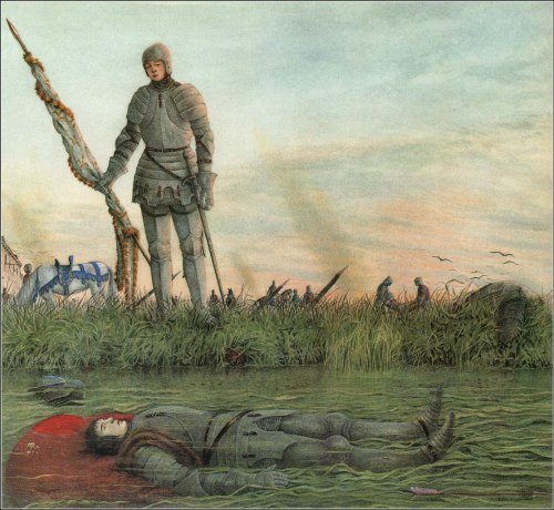 mun-sal-vache:Joan of Arc, illustrated by Angela Barrett