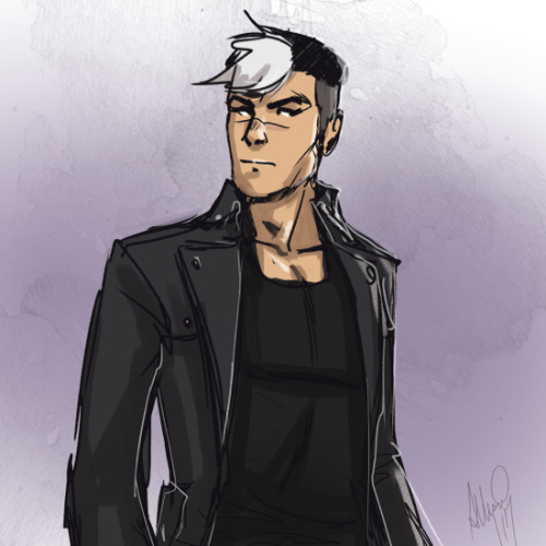 ammosart:Yesterday when I was researching Cor’s jacket I thought “hey, I should draw Shiro wearing t