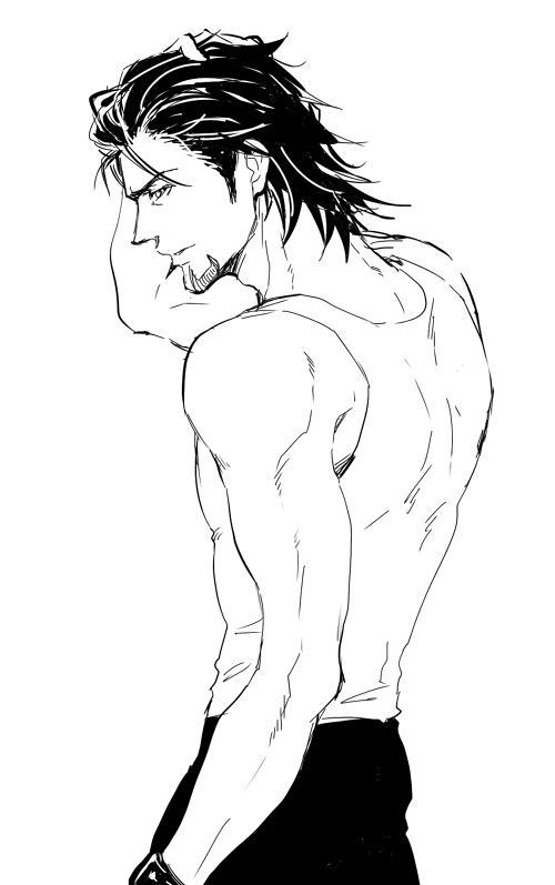 lirillith:  Samples from a rakugaki log by 小桜.  Pretty sure eyecandy!Kotetsu