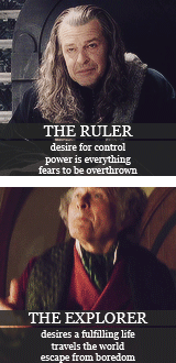 deanohgorman:  Lord of the Rings characters as the twelve common character archetypes. Inspired