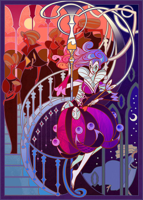 heroineimages:headspace-hotel:thecollectibles:Art by Jian Guo Alignments: ∎Lawful Good ∎ N