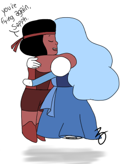 jankyspace:  i think about sapphire flying