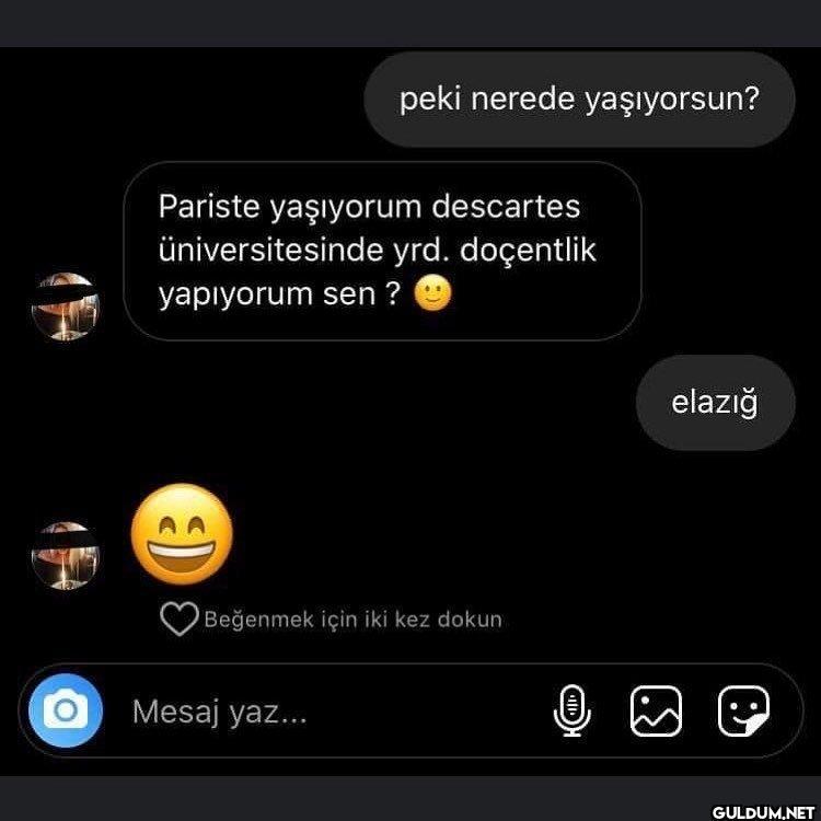 peki nerede yaşıyorsun?...