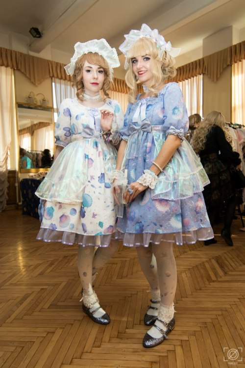 Gothic&amp;Lolita Festival 2015 Our Dream Marine twinset♥ Shells were made by @hevenmoonb