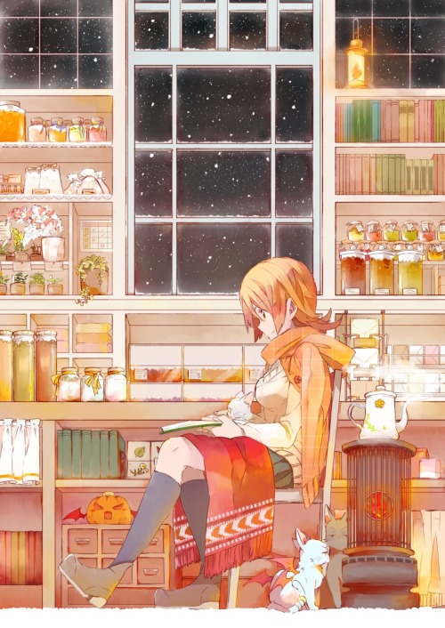 【萌え不可避！】 女の子＋○○って「お題」でキレイできゃわわな二次絵をいっぱい貼ってこうぜェ ｗｗｗｗｗｗ ！！ （※画像まとめ） | あゆーにゃ