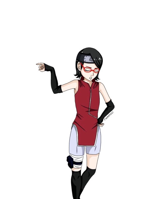 flameneel:  Sarada Uchiha