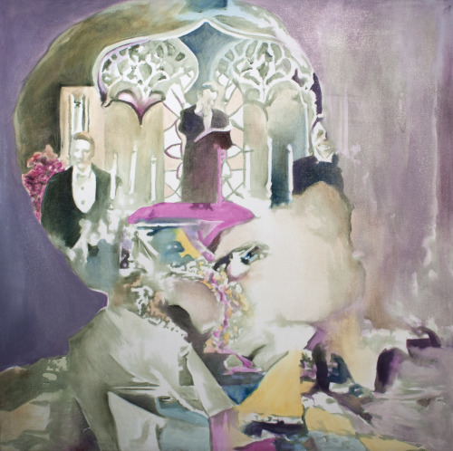 Jon Reischl. Allthesewomen1964. Oil on canvas. 40in x 40in.http://jreischl.tumblr.com/