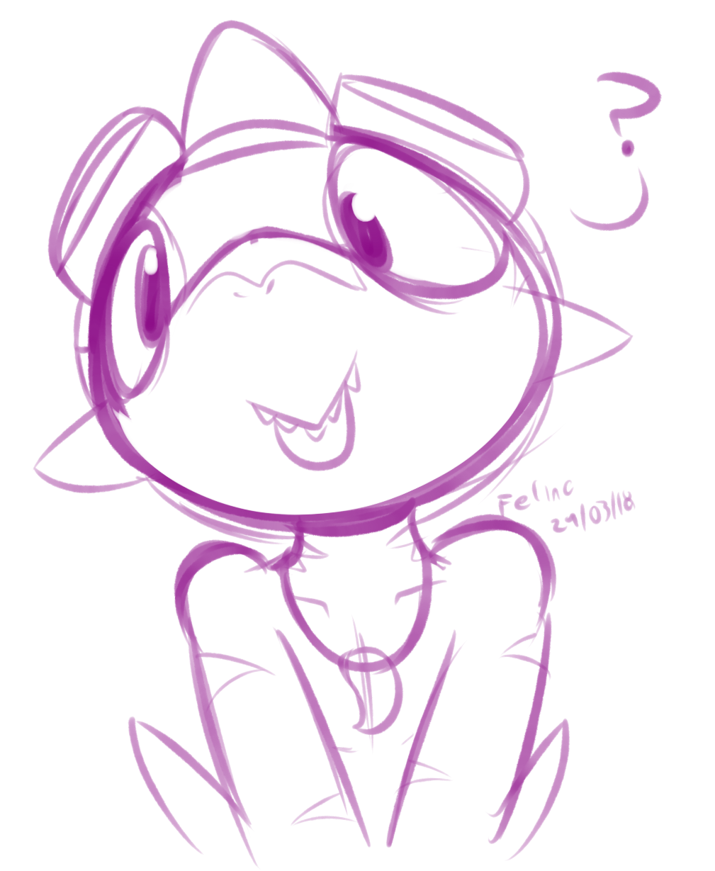 felinosinsareunbreakable: A bunch of felishark doodles i did yesterday second one