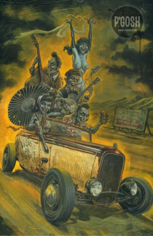 hotrodzandpinups:  welcome2creepshow:  Artwork by Doug P’Gosh 