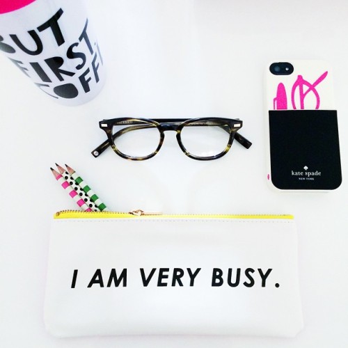 Short week and lots to do, at least my new @shopbando accessories get me #girlyoubetterwork #butfirs