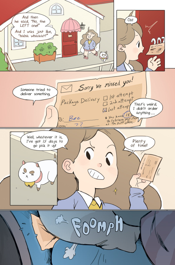 tzysk:  I forgot that I promised to post this~ My Bee and Puppycat short from Issue