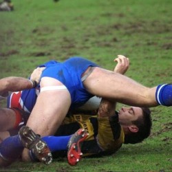 rugbyplayerandfan:  rugbyfootyshorts:  #jockstrap #nrlshorts #footyshorts #rugbybum #rugbyshorts  One of the nicest sights in manhood  Rugby players, hairy chests, locker rooms and jockstraps Rugby Player and Fan