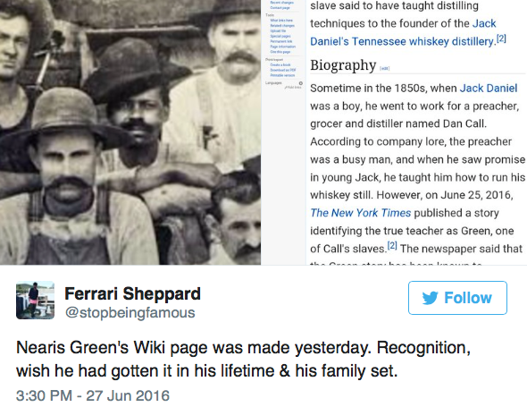 micdotcom:  150 years later, Jack Daniel’s is admitting a slave helped create its