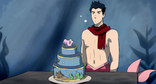 sherbeeee:  happy birthday mermako you’ll get the hang of those dinglehoppers eventually