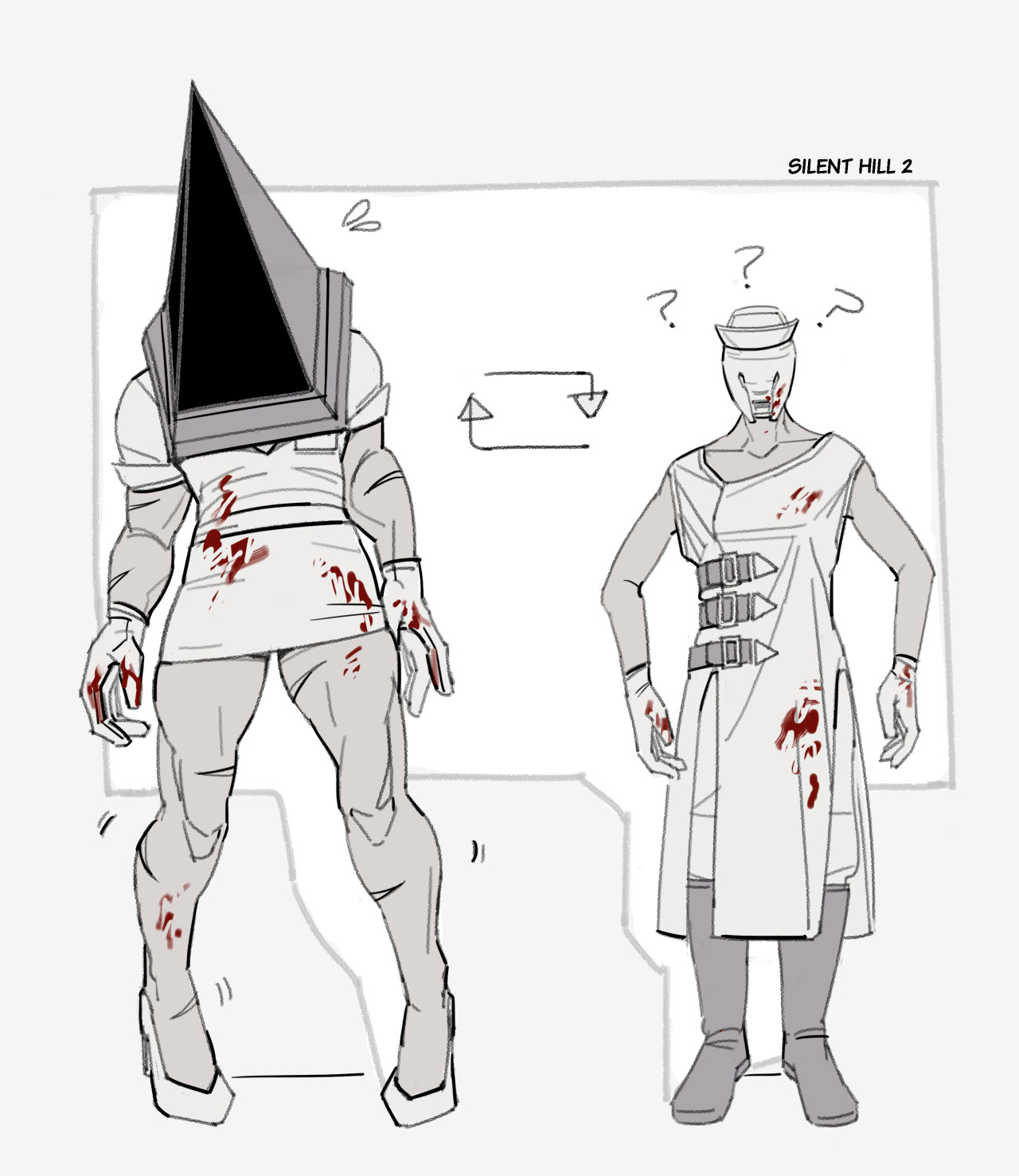 Syan_Draw on X: @semperlenity Pyramid head is my main in DBD and I was  there when he was in beta test before they nerfed his (actual) ass. The  fanarts are correct 👏