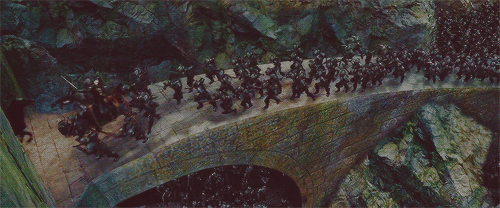areddhels:  Today in Middle-Earth: The charge of the Riders (March 4th, 3019 T.A.)  ’Helm! Helm!’ the Riders shouted. ‘Helm is arisen and comes back to war. Helm for Theoden King!’     And with that shout the king came. His horse was white