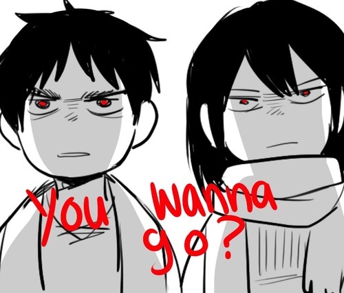 moriar-tea:  princedoki:  What separates Eren Jaegar from the usual “Angry, Excited