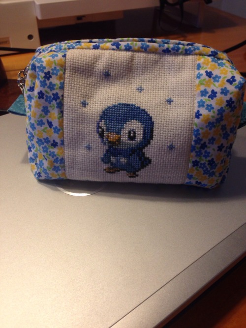 Pokemon necessaire. Made as a gift. Oshawatt and piplup