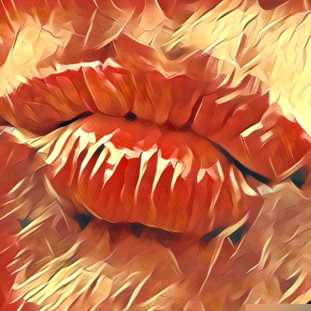 pinayprincessbeauty:  Happy Mouth Monday with some Prisma fun.💋💋💋