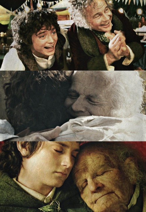 smaugdesolates:  It’s difficult to imagine a Hobbit, even one who had been through Frodo’s experiences, being really happy even in an earthly paradise without a companion of his own kind, and Bilbo was the person that Frodo most loved. 