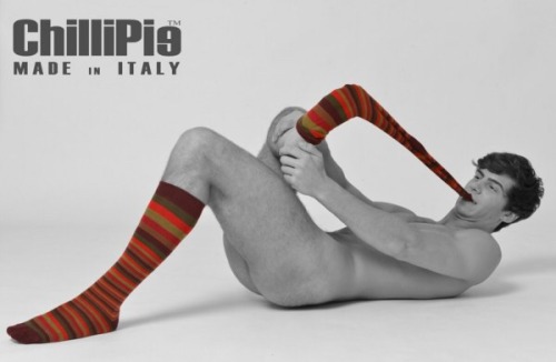 cfnmtracy: STUD Magazine had this advert for socks, I like the look so much that I pitched the idea 