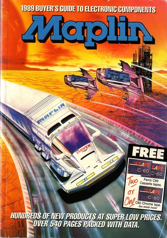 70sscifiart:Maplin catalogue covers, 1979-1990, via this Pinterest page dedicated