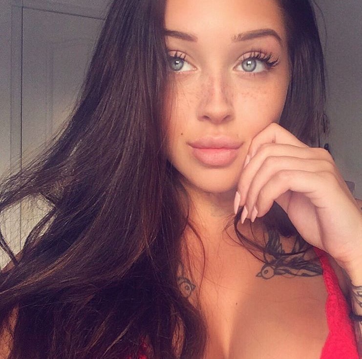 sexy-with-freckles:  Freckles and swallows http://tiny.cc/lfswiy