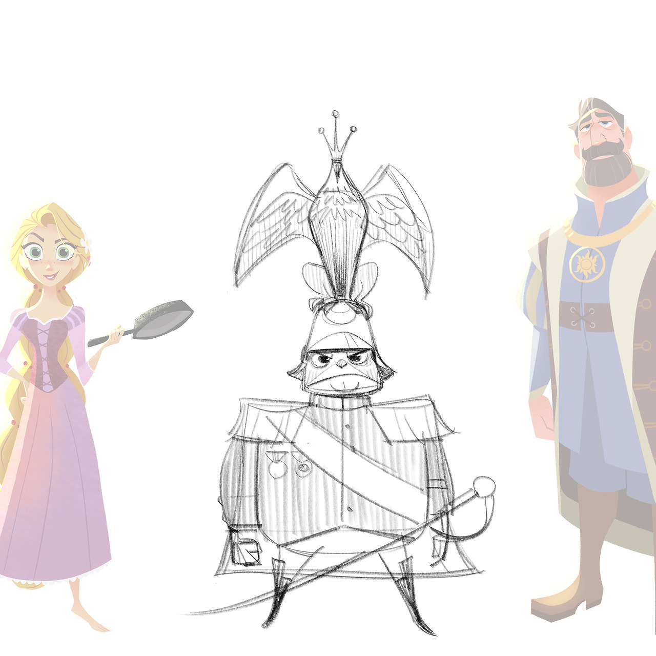 bobbypontillas: An assortment of character concepts from Season 1 of Tangled to end