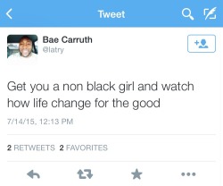 humbledhoney:  chi-dan:  menifee901:  Don’t you ever diss black women in my presence…  Homie can’t handle his own race of women but calls himself a Black Man  Bloop😂