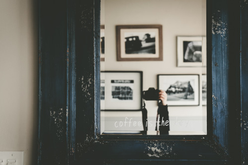 by Kristy CheungAs the mirror says, coffee is the key.