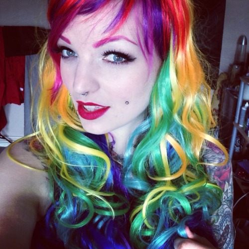 XXX mzbonesaltmodel:  Rainbow unicorn princess photo
