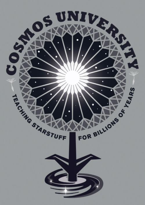 T-Shirt Benefit Event: Spacetime Odyssey & Cosmos University  T-shirts available for $11 at The 