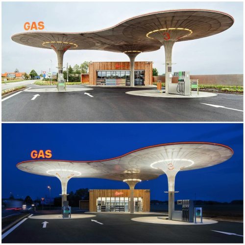 retrosci-fi:“If only every gas station could look this cool” ~retro-futurism