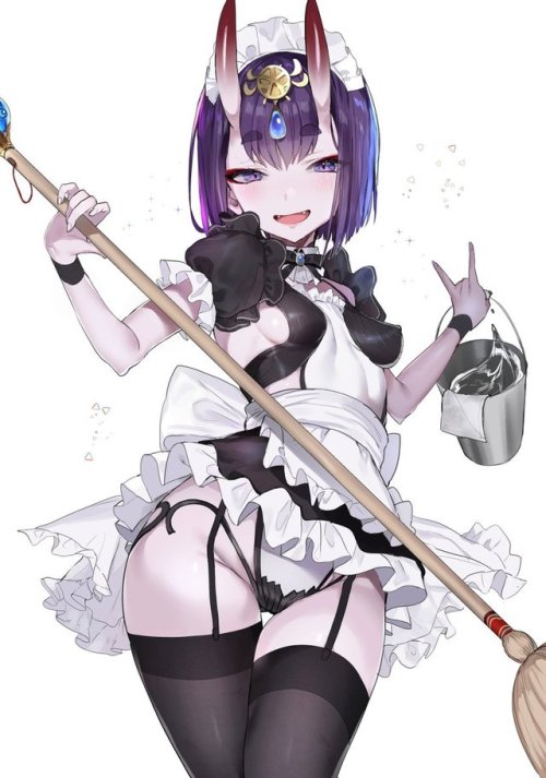 fileth-fileth: ねこめたるさんのツイート: 節分掃除霊衣開放酒呑童子ちゃん！