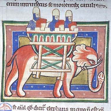 larsdatter:So, let’s learn more about this exotic creature, the medieval elephant. What’s with the c