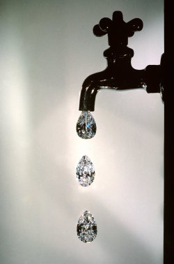 Trading diamonds for water…