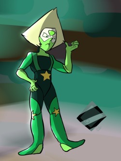 forgot-my-nametag:Might as well post my Peridot reform outfit concept while I’m at it